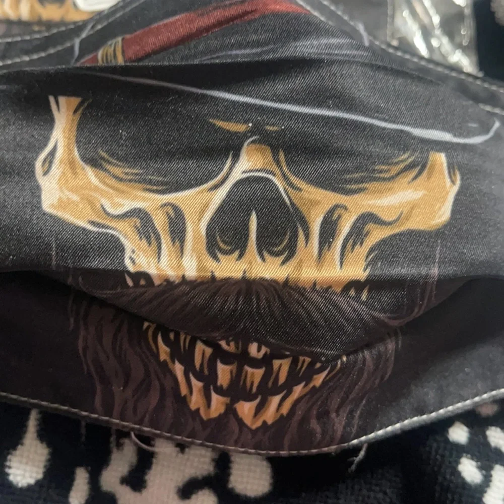 New set/2 Skeleton skull face masks